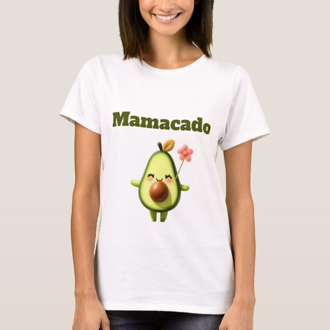 Visa upp Kärlek: Mamacado T-Shirt för fruar! (Framsida)