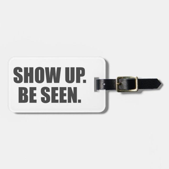 Visa upp. Se. Bagagebricka (Horisontell Framsida)