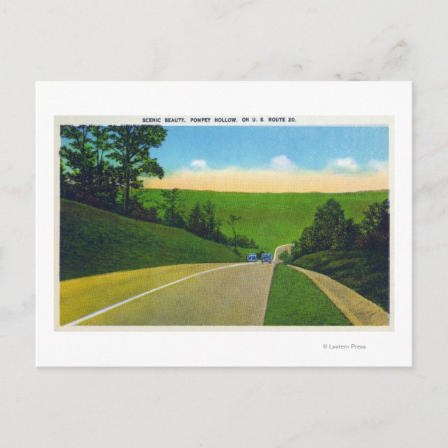 Visa USA-rutt 20 Vykort (Framsida)