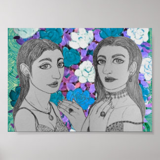 Visa utanför Bröllop ringar Poster