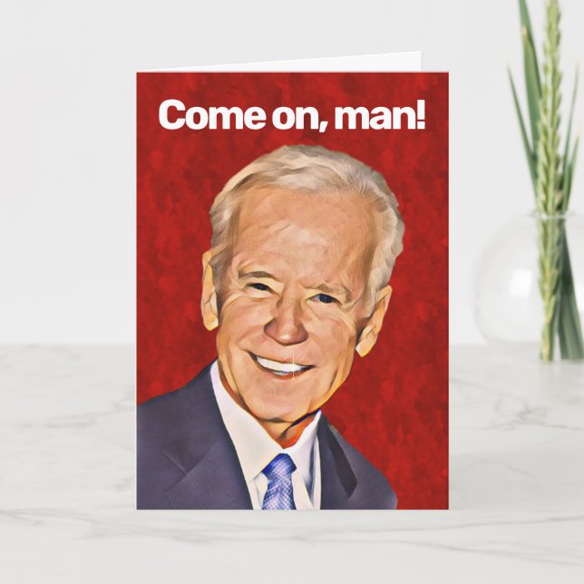 Visa värd för Joe Biden Birthday-spel Kort (Framsida)