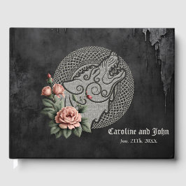 Visa Varg och Ro. En stiliserad vargs huvud, Gästböcker