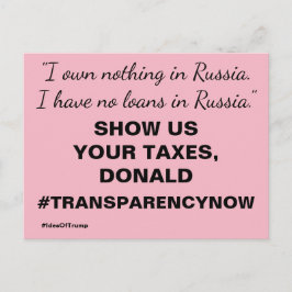 Visa vårt motstånd mot skattetrumpeter vykort