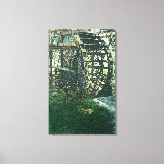 Visa Vatten WheelRedding, certifikatutfärdare Canvastryck (Framsida)