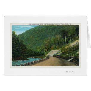 Visa vid Kallet Floden Östra Slope of Hälsningskort