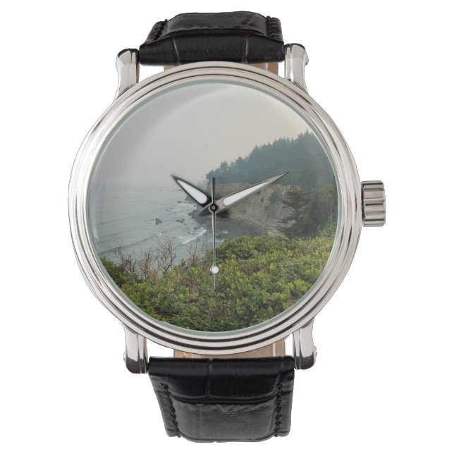 Visa vid Simpson Reef Overlook, Oregon Kusten Armbandsur (Framsida)