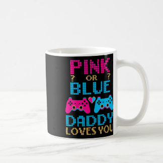 Visa videospel med Pappa Gamer med rosa eller blå Kaffemugg