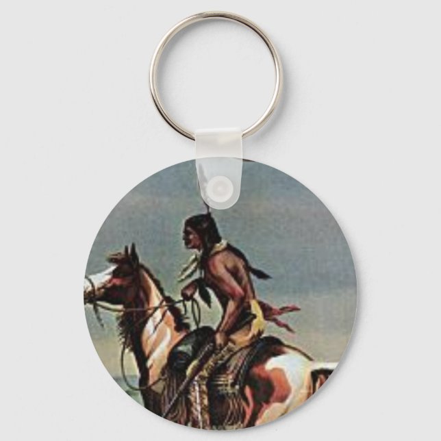 Visa Vilda western för Buffalo Bills Nyckelring (Framsida)