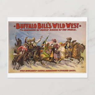 Visa Vilda western för Buffalo Bills Vykort