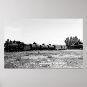 Visa Virginia & Truckee Railroad Tåg Poster