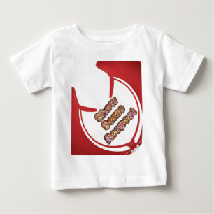 Visa viss respekt för konstnärlig utskrift tee shirt