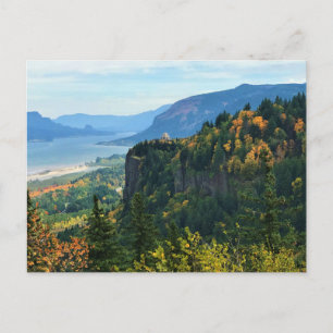 Visa Vista House, Columbia River, Oregon Vykort