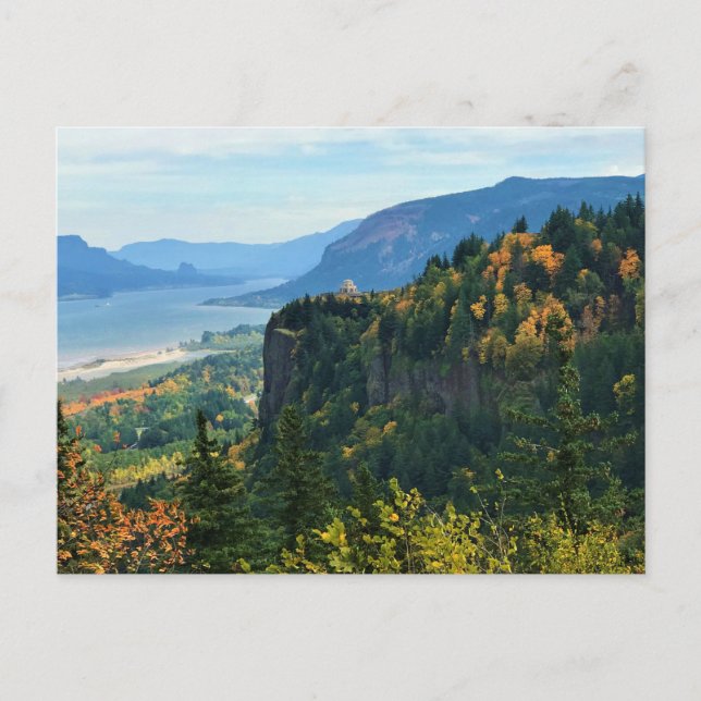 Visa Vista House, Columbia River, Oregon Vykort (Framsida)