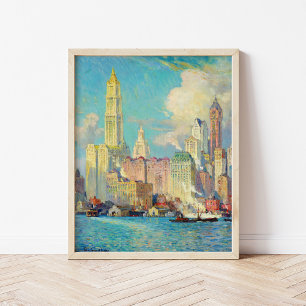 Visa Wall street Colin Campbell Cooper Poster