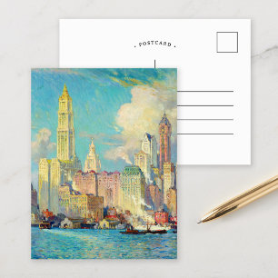 Visa Wall street Colin Campbell Cooper Vykort