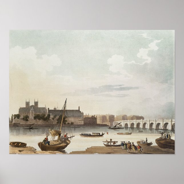Visa Westminster och bron Poster (Framsidan)