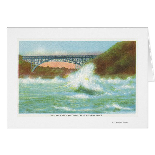 Visa Whirlpool Hälsningskort (Framsidan Horizontal)