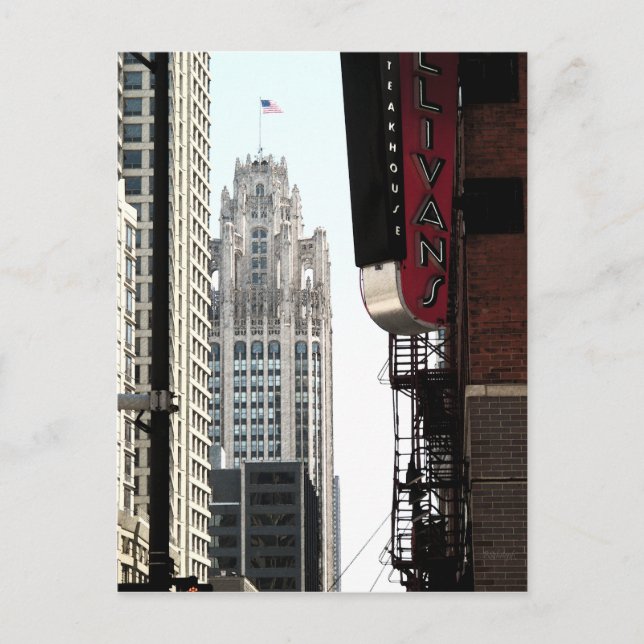 Visa Wrigley-Byggnaden Vykort (Framsida)