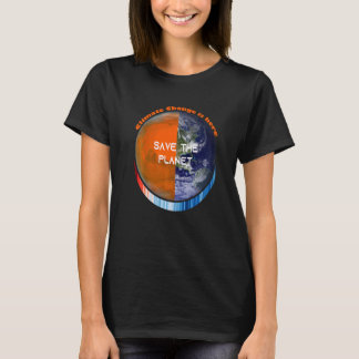 VisaDinStripes u2013 RÄDDA PLANETEN Klimatkhan T Shirt