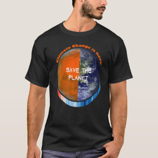 VisaDinStripes u2013 RÄDDA PLANETEN Klimatkhan T Shirt