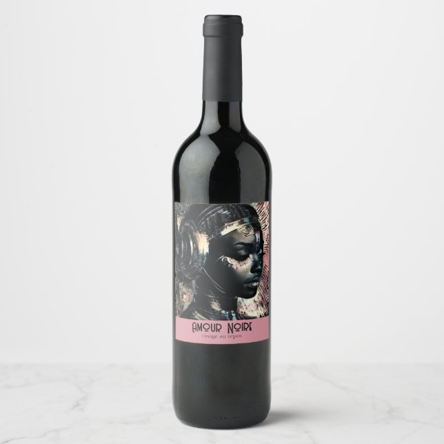 Visage au repos, BHM, Vinflaska Etikett (Framsida)