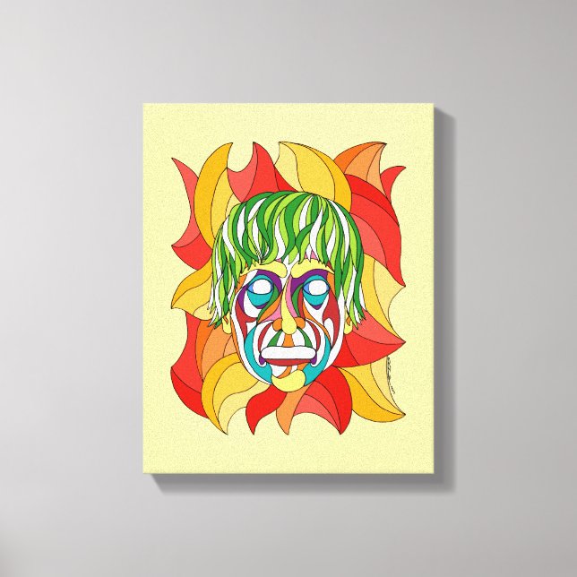 Visage Grimace Canvastryck (Framsida)