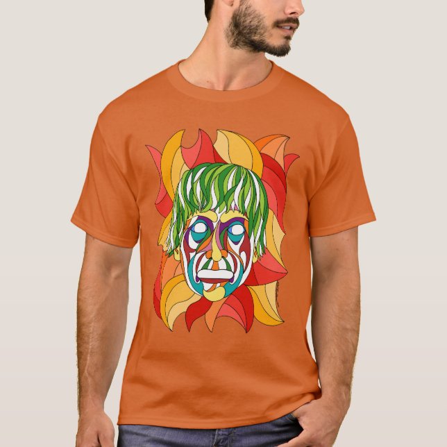 Visage Grimace T Shirt (Framsida)