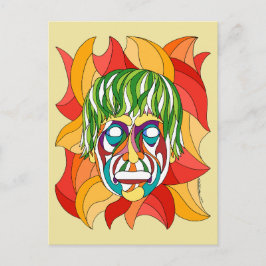 Visage Grimace Vykort