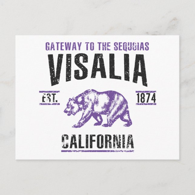 Visalia Vykort (Framsida)