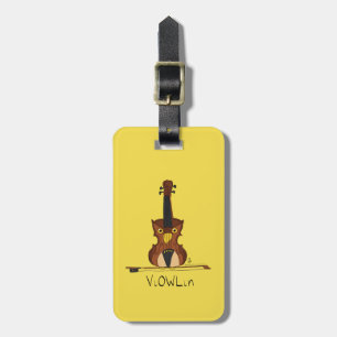 VisaOWLin Violin Uggla Music Instrument Bag Märkre Bagagebricka