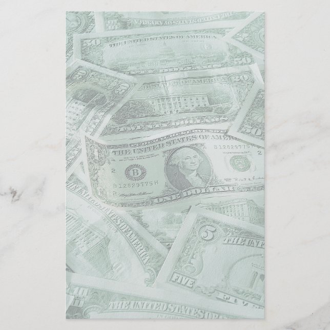 Visar Da Money Brevpapper (Framsida)