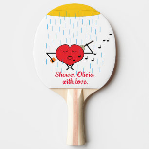 Visar Kärlek: Pingisracket