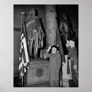 Visar Kärlek till Jefferson Davis, 1930-talet Poster