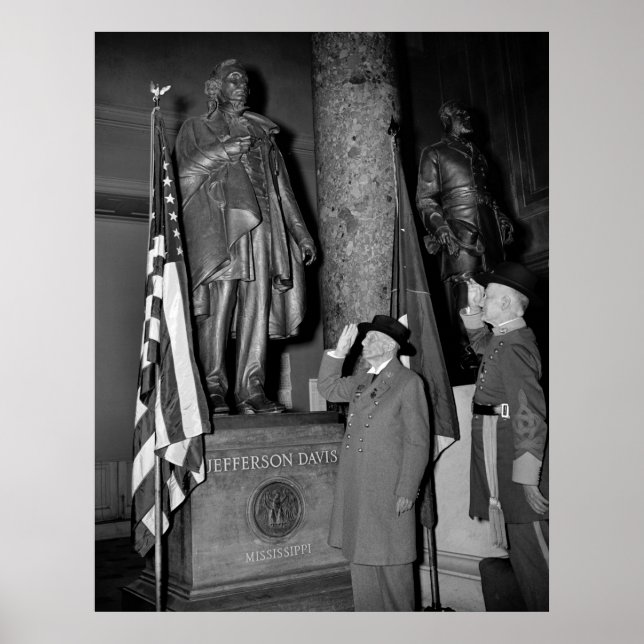 Visar Kärlek till Jefferson Davis, 1930-talet Poster (Framsidan)