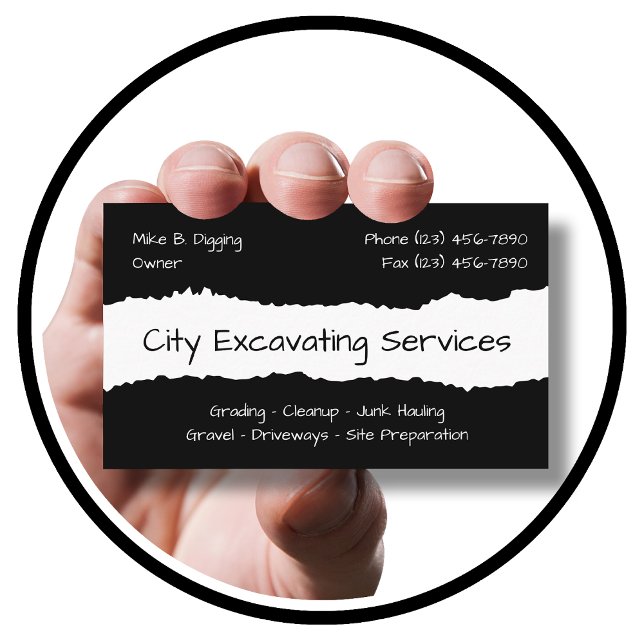 Visar kort för gräv- och transportföretag (Skapare uppladdad)