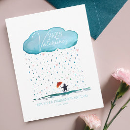 Visar med Kärlek Valentine Helgdag Card Julkort