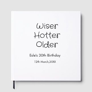 VISARE HETTARI SEXIGARE 30-ÅRS FÖDELSEDAG NAMN DAT GÄSTBÖCKER