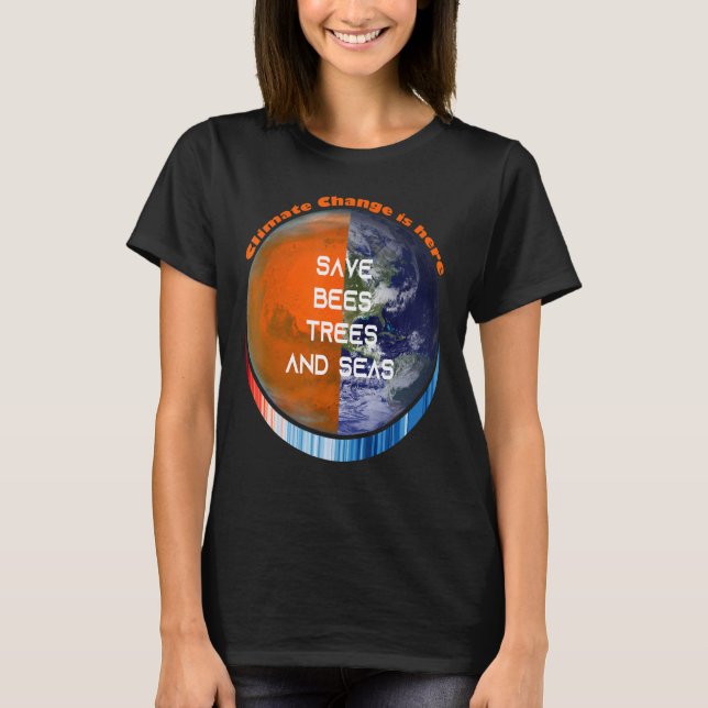 VisaSPARA BES TRÄD OCH SEAS CliStripes u2013 T Shirt (Framsida)