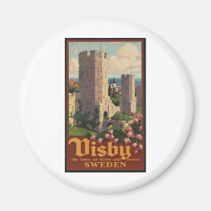 Visby sverige magnet