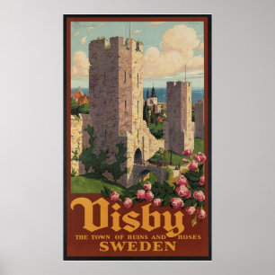 Visby Sverige Poster