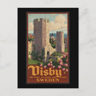 Visby Sverige Vykort