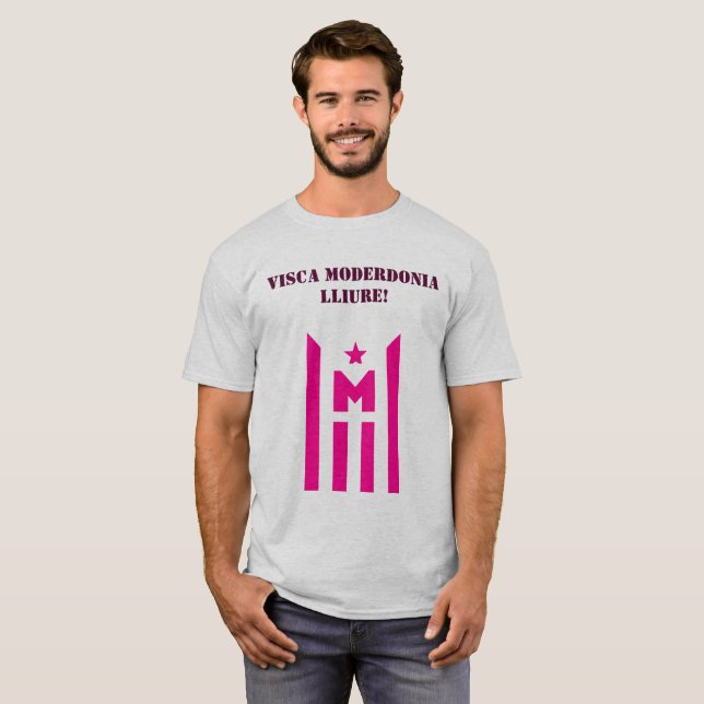 Visca Moderdonia lliure! T Shirt (Hel framsida)