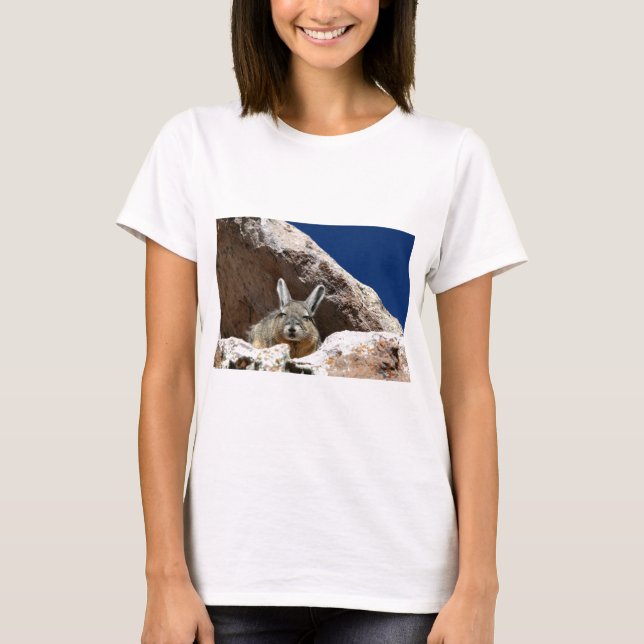 Viscacha solbad i Atacama-öknen Chile T-shirt (Framsida)