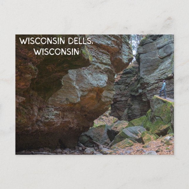 visconisk dells wisconsin vycard vykort (Framsida)