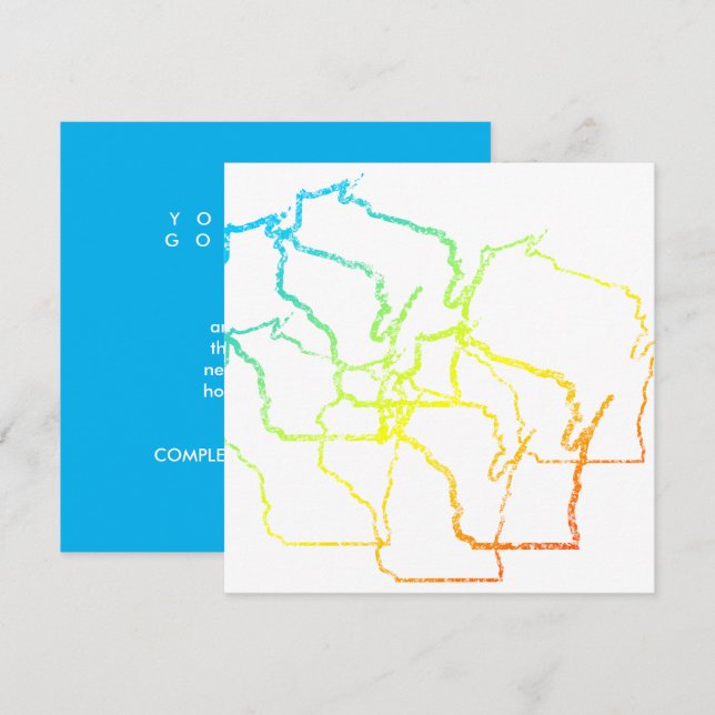 visconisk kylloskärpa inbjudningar (Fram/baksida)