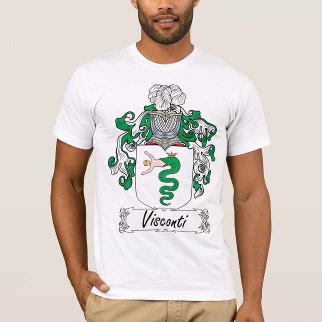 Visconti familjvapensköld tee (Framsida)