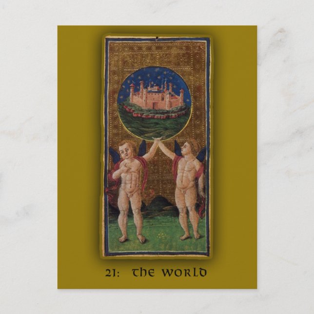 Visconti-Sforza Tarot Card Bilder på kort (Framsida)