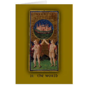 Visconti-Sforza Tarot kortbilder på kort