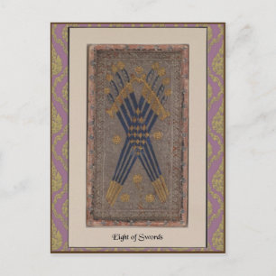 Visconti Tarot Deck Card - circa 1428-1447 Vykort