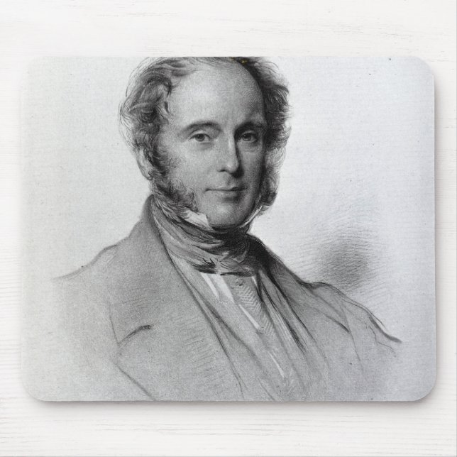 Viscount Palmerston som inristas av Musmatta (Framsidan)